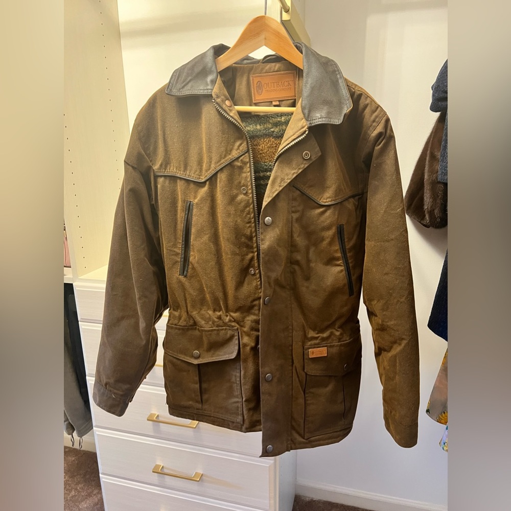 Outback Trading Company Oilskin Mens Jacket